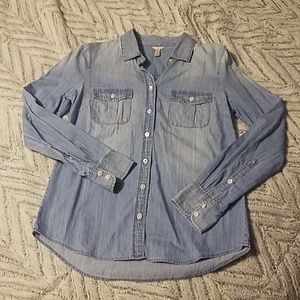 J Crew Everyday Chambray Shirt